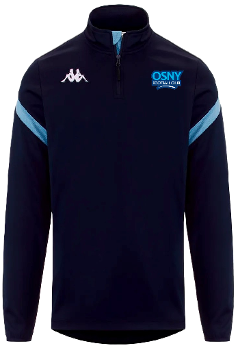 Pull Demi Zip bleu marine