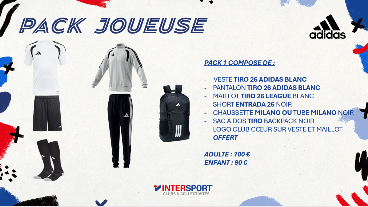 PACK ARGENTEUIL FEMININE ADIDAS ENFANT