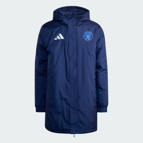 Veste longue bleu