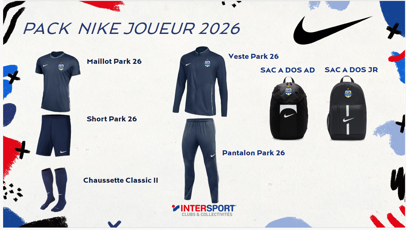 Pack adulte Nike Poissy Football